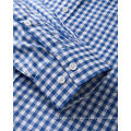 Men's Plaid Button Down Shirts Cotton Long Sleeve Dress Shirts Regular Fit Gingham Shirts